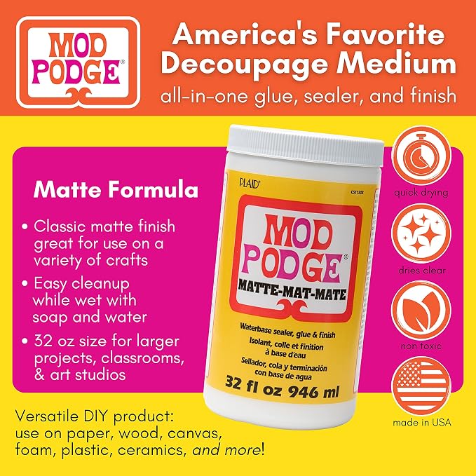 Mod Podge - 8oz / 236ml - Matt Finish