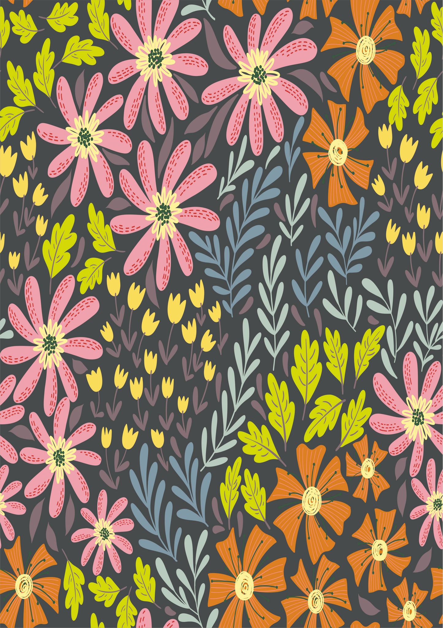 HTV Pattern Vinyl - Floral 1