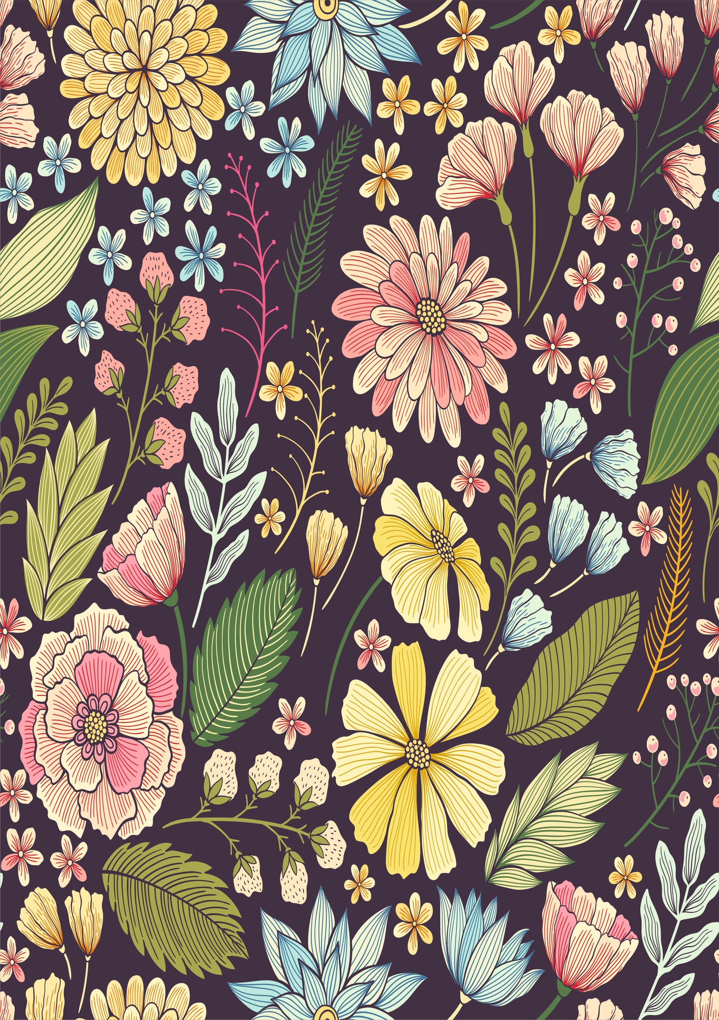 HTV Pattern Vinyl - Floral 3