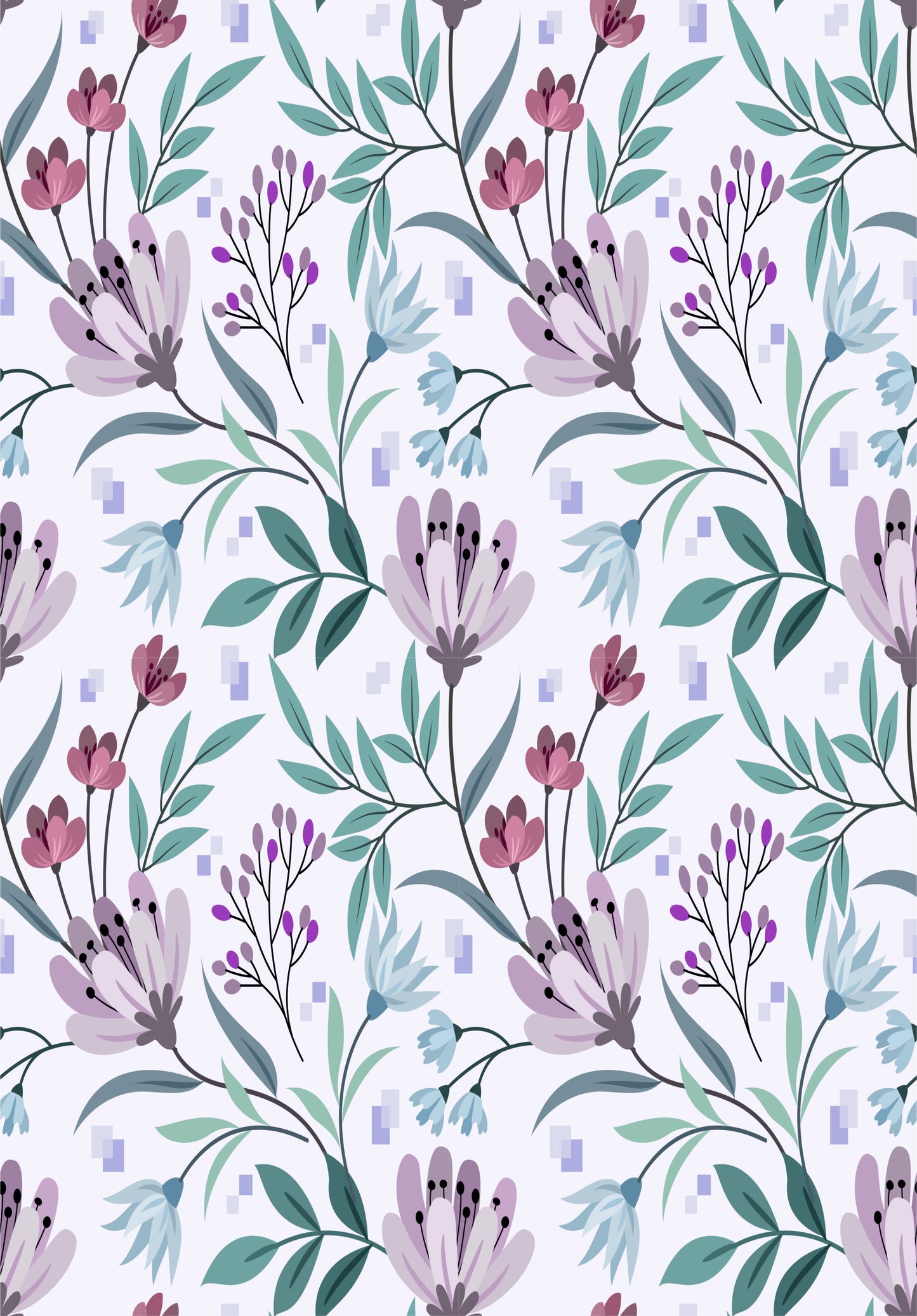 Self Adhesive Pattern Vinyl - Floral 4