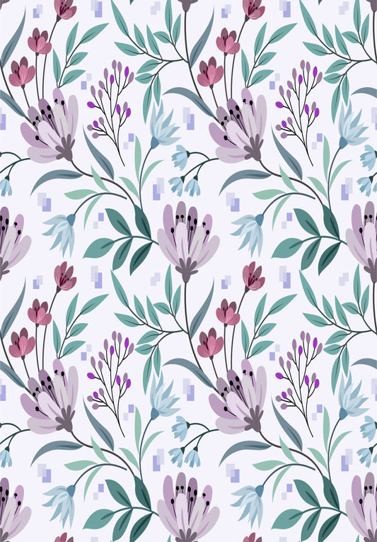 Self Adhesive Pattern Vinyl - Floral 4