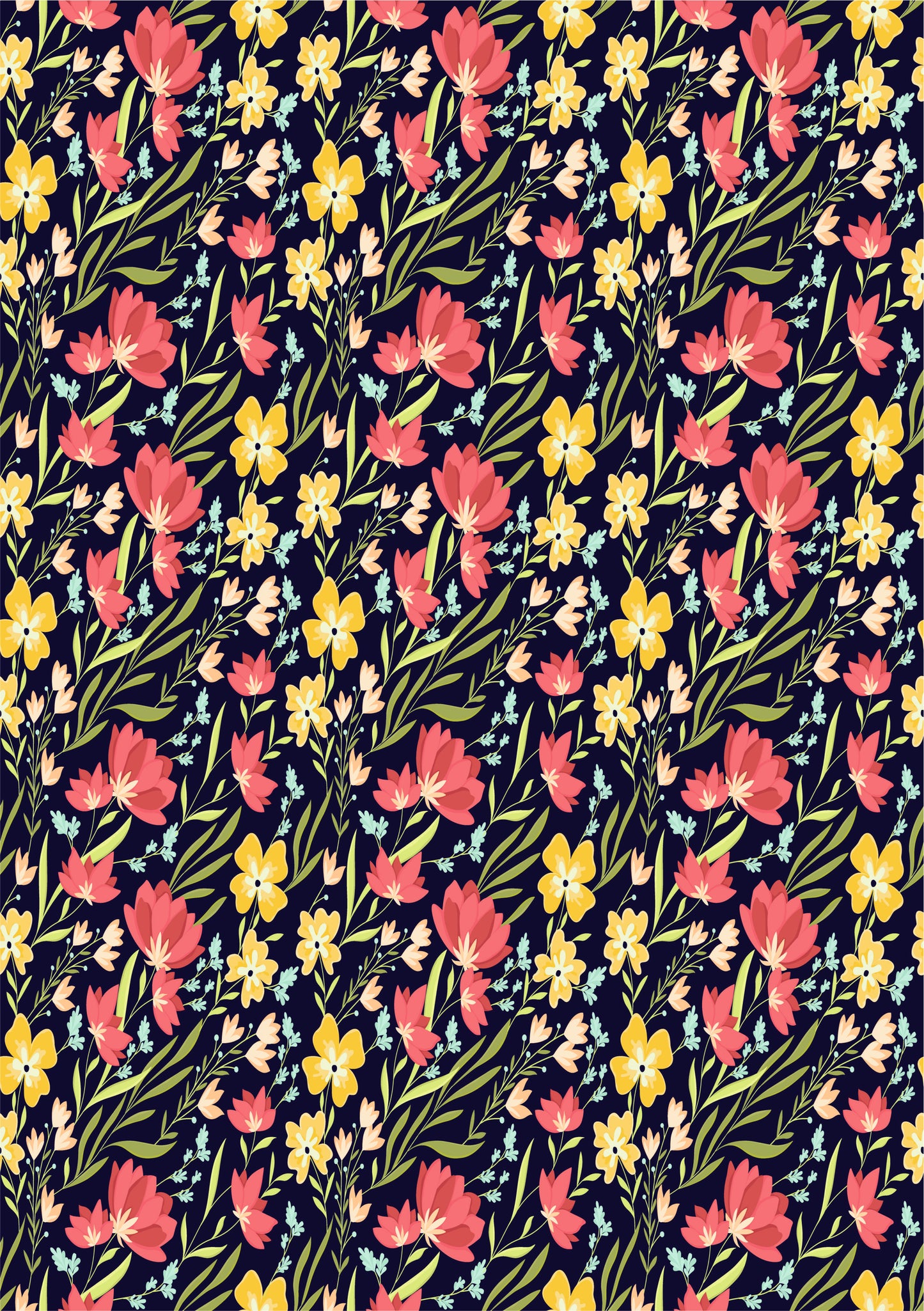 Self Adhesive Pattern Vinyl - Floral 6