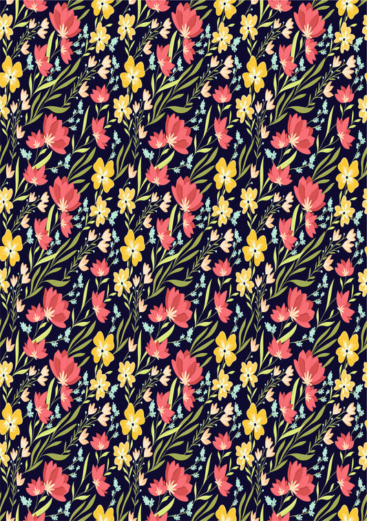 Self Adhesive Pattern Vinyl - Floral 6