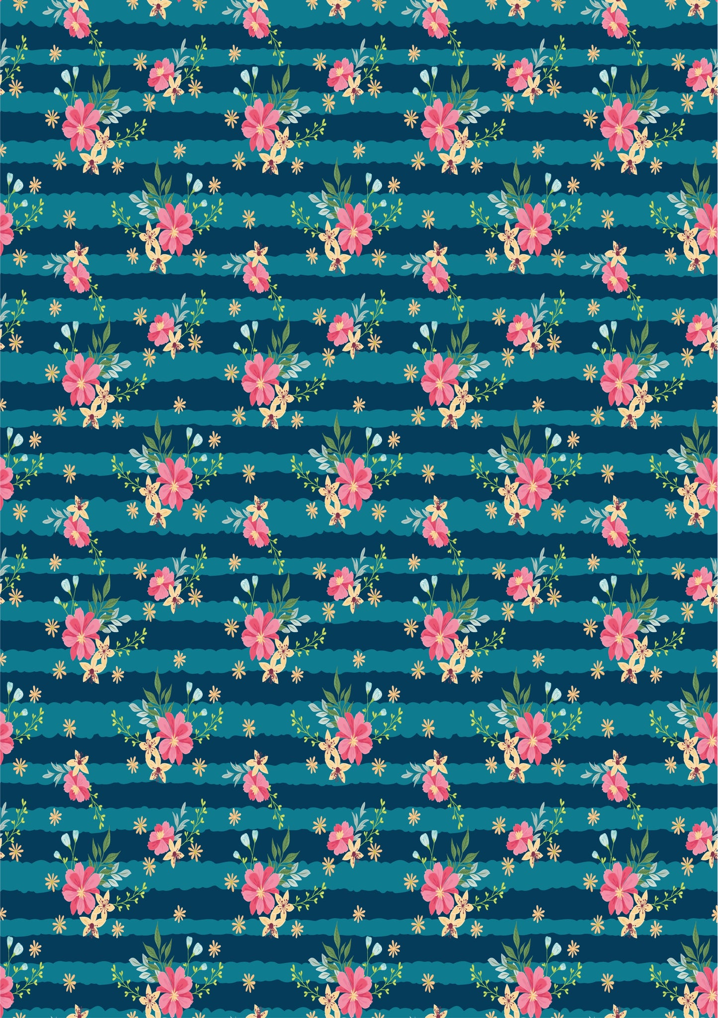 HTV Pattern Vinyl - Floral 5