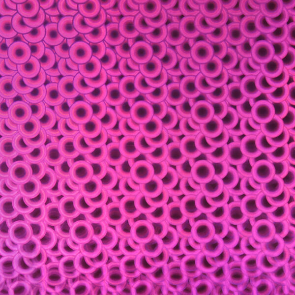 SELF ADHESIVE SPECIAL OFFER - Holographic Bubbles :- Fuchsia - Mini Roll 30cm x 50cm