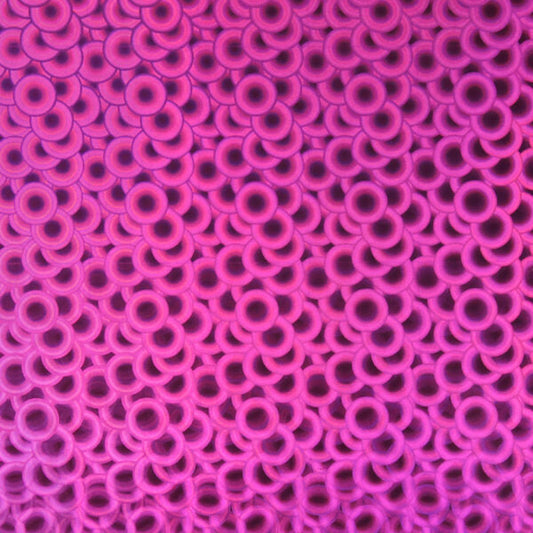 SELF ADHESIVE SPECIAL OFFER - Holographic Bubbles :- Fuchsia - Mini Roll 30cm x 50cm