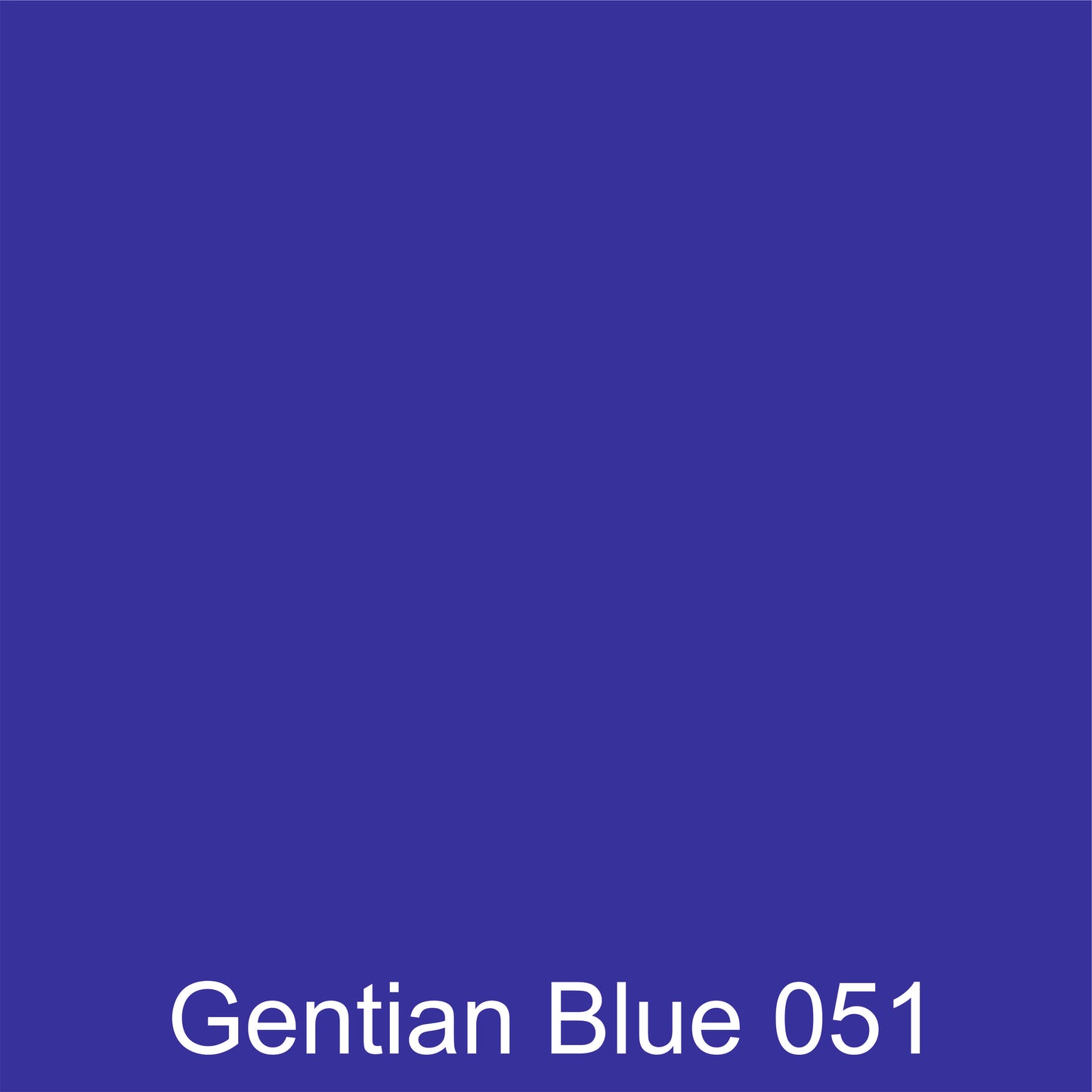 Oracal 651 Gloss :- Gentian Blue - 051