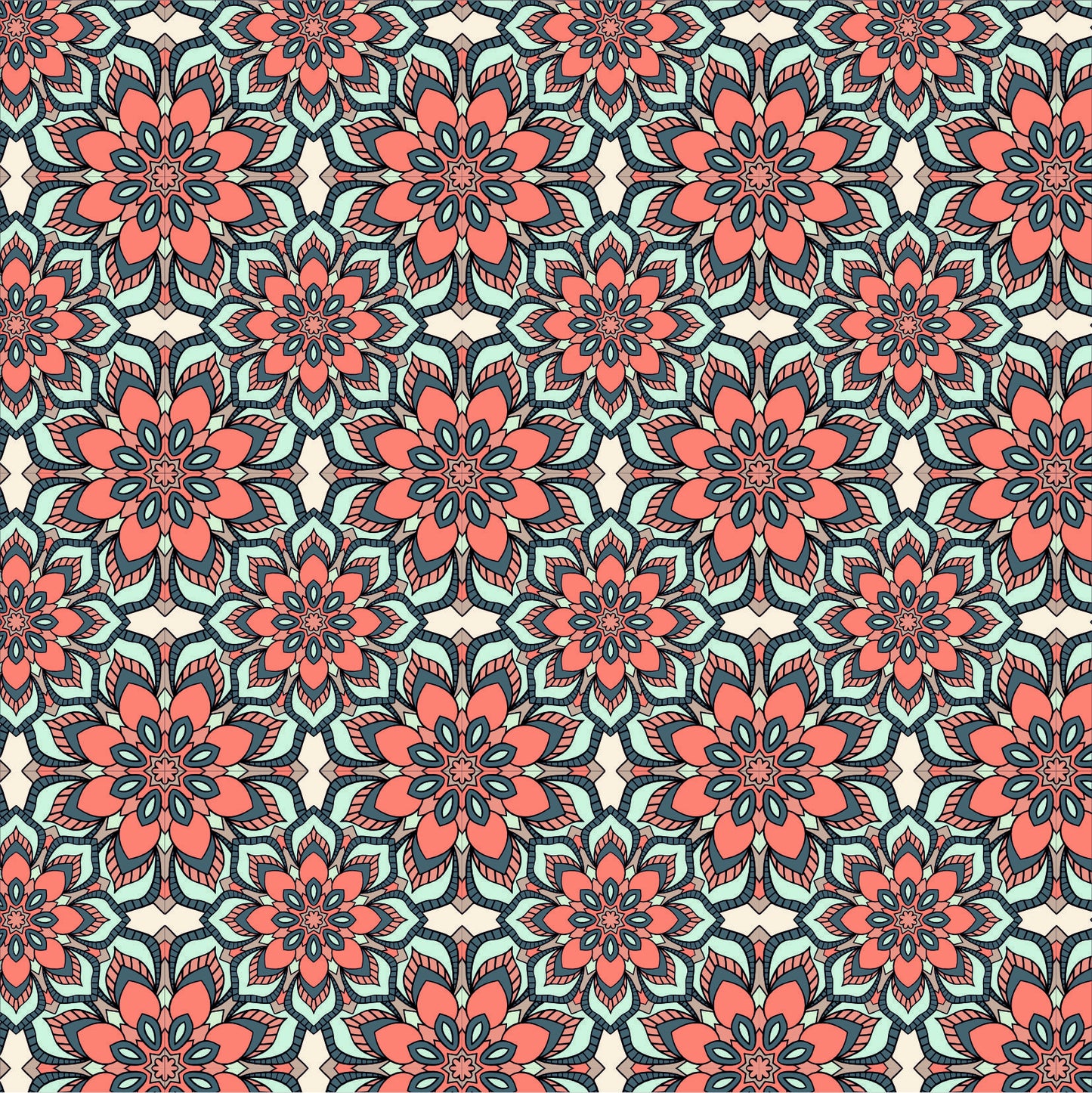 Self Adhesive Pattern Vinyl - Kaleidoscope 4
