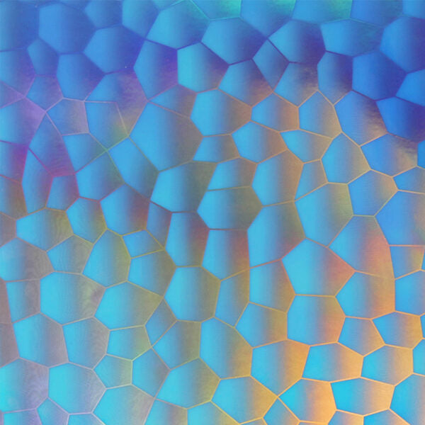 SELF ADHESIVE SPECIAL OFFER - Opal Patterns :- Opal Dragon Scales - Mini Roll 30cm x 50cm