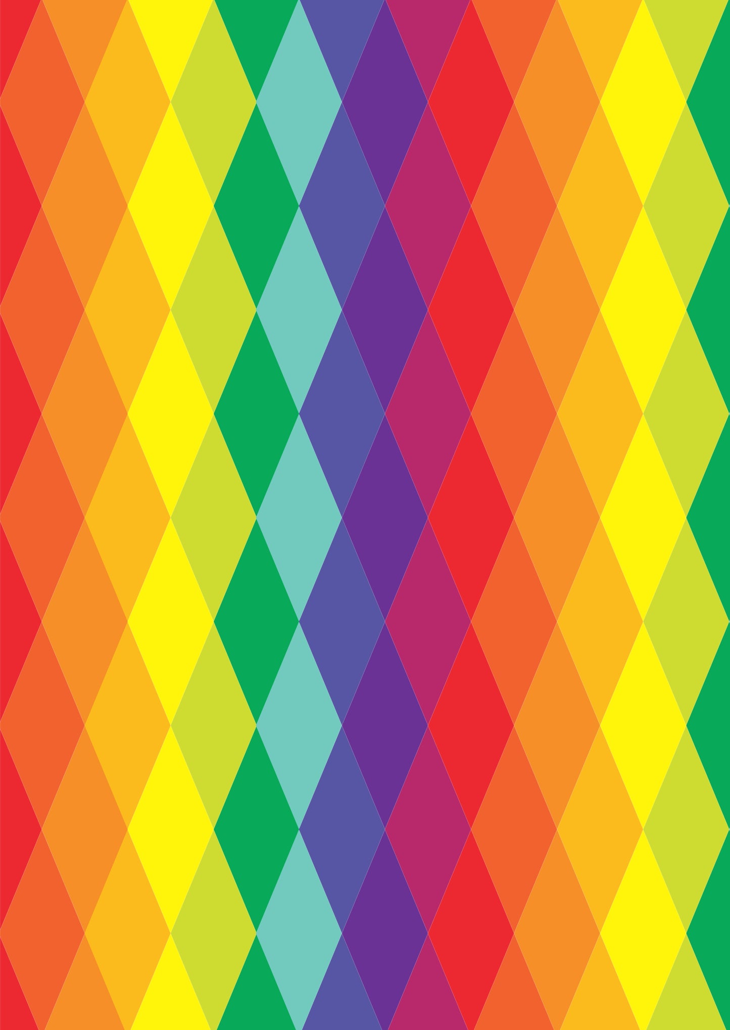 HTV Pattern Vinyl - Rainbow 6