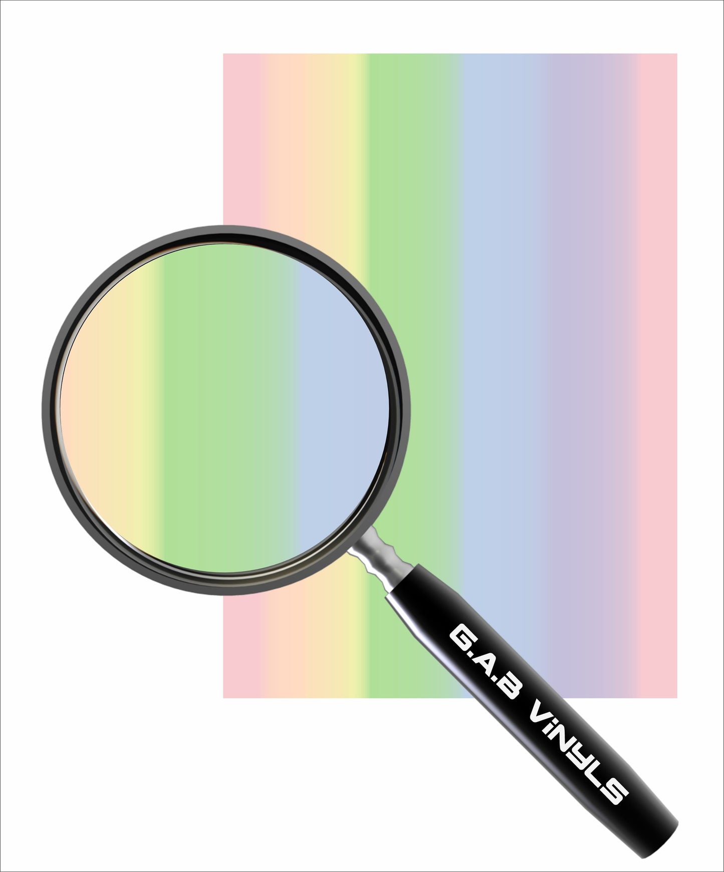 HTV Pattern Vinyl - Rainbow 11