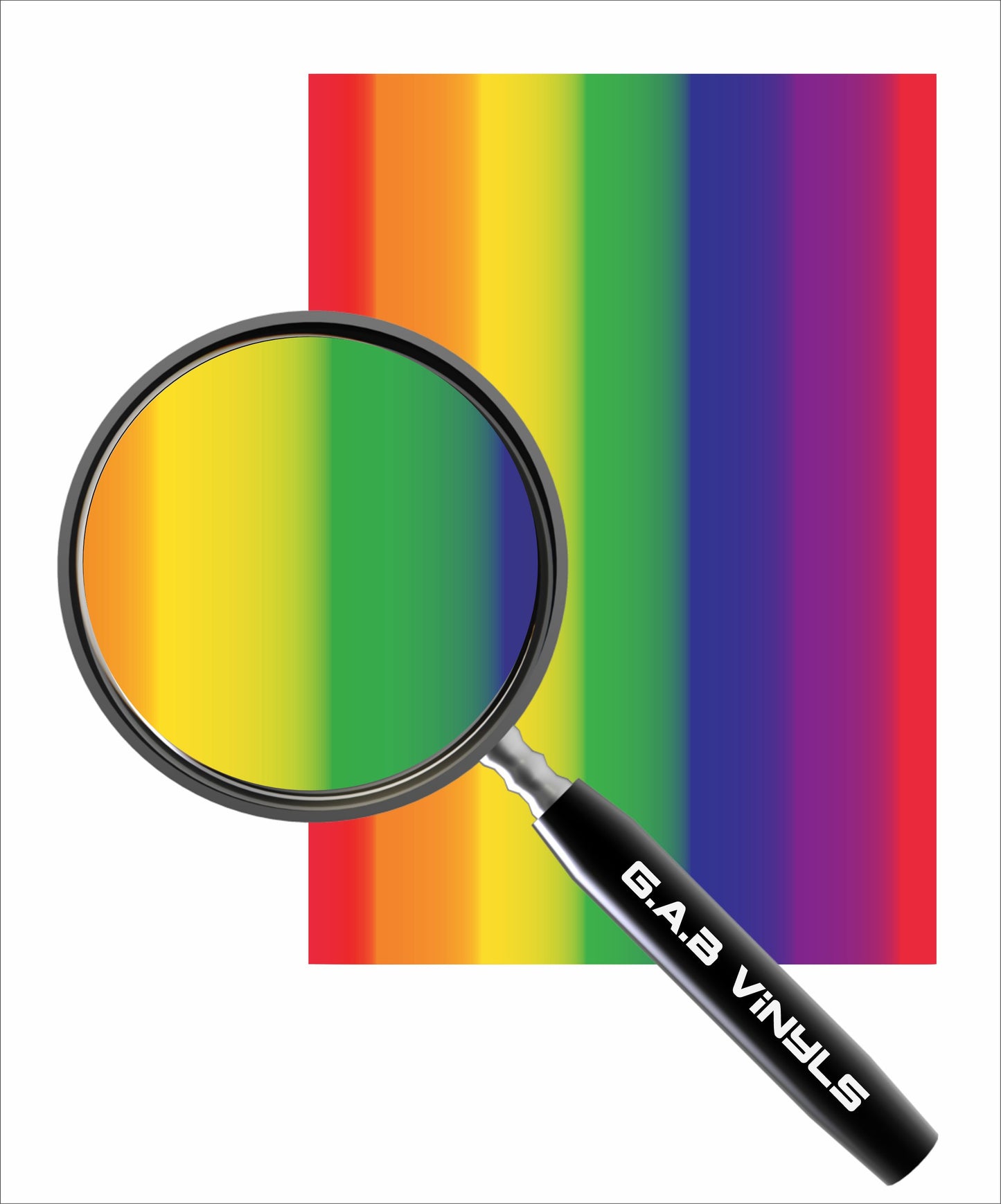 HTV Pattern Vinyl - Rainbow 8