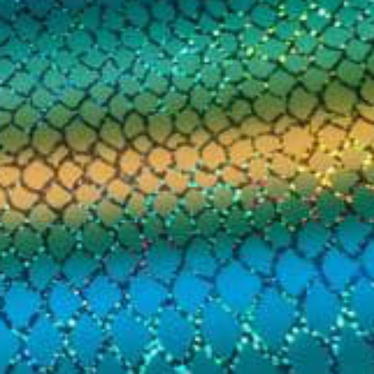 Holographic Yellow/Green :- Yellow Green Turtle - Mini Roll