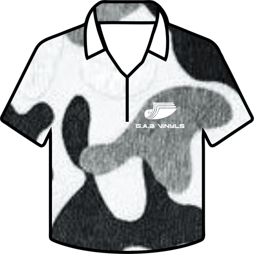 Metallic Pattern HTV :- Camo Urban - Mini Roll