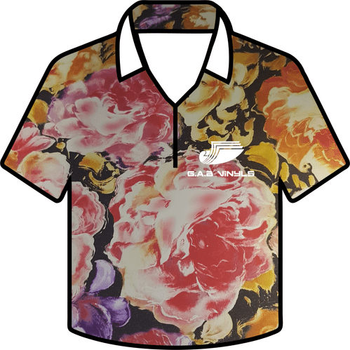 Metallic Pattern HTV :- Floral - Metre