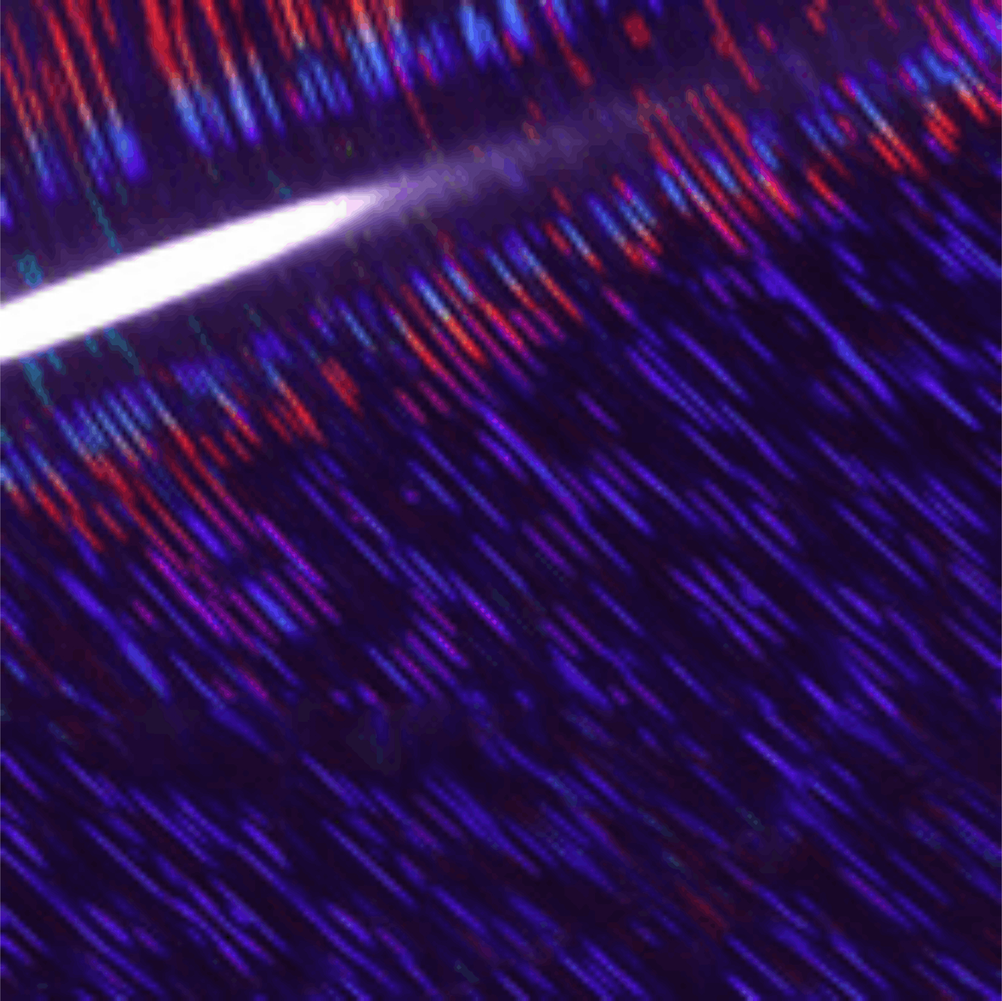 SELF ADHESIVE SPECIAL OFFER - Holographic Rain :- Purple - Mini Roll 30cm x 50cm