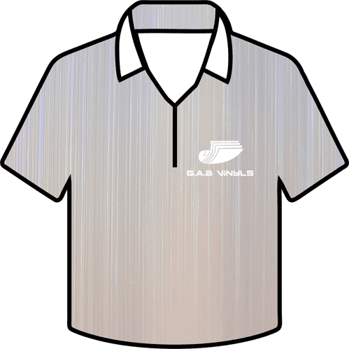 Metallic Pattern HTV :- Silver Rain - A4 sheet