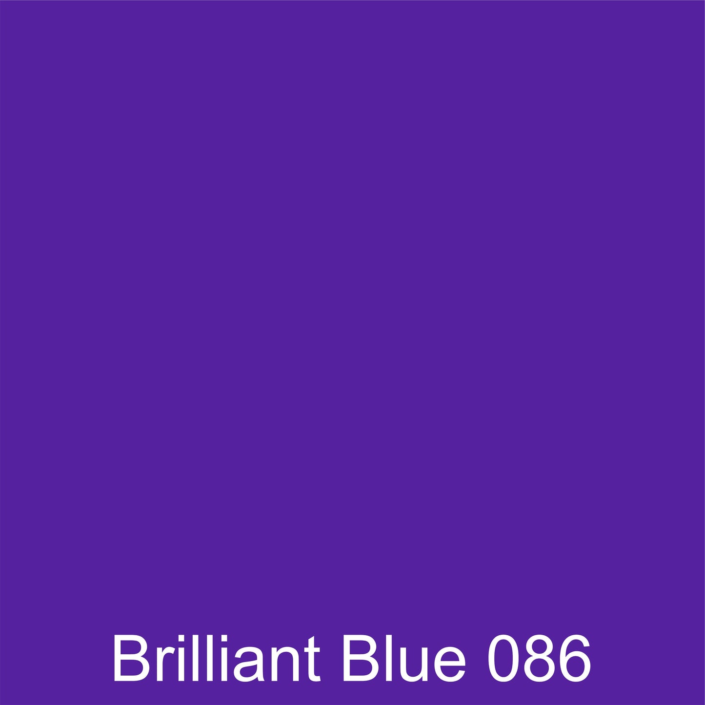 Oracal 651 Gloss :- Brilliant Blue - 086 - 300mm x 10 Metres