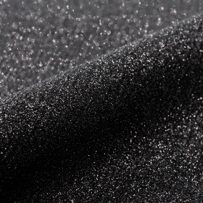 Siser Glitter  :- Black (G0019) 500mm x 25 Metres