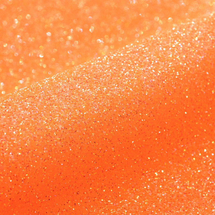 Siser Glitter :- Neon Orange (G0023) 500mm x 25 Metres