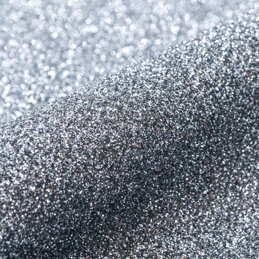 Siser Glitter  :- Silver / Black (G0061) 500mm x 25 Metres