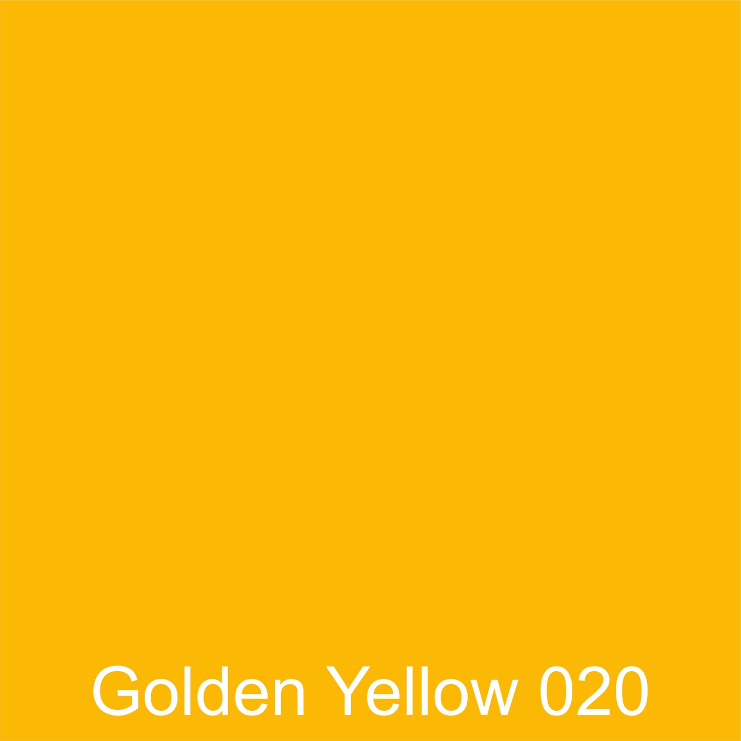 Oracal 651 Matt :- Golden Yellow - 020 - 300mm x 10 Metres
