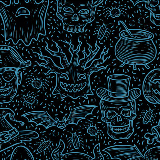 Self Adhesive Pattern Vinyl - Halloween 4
