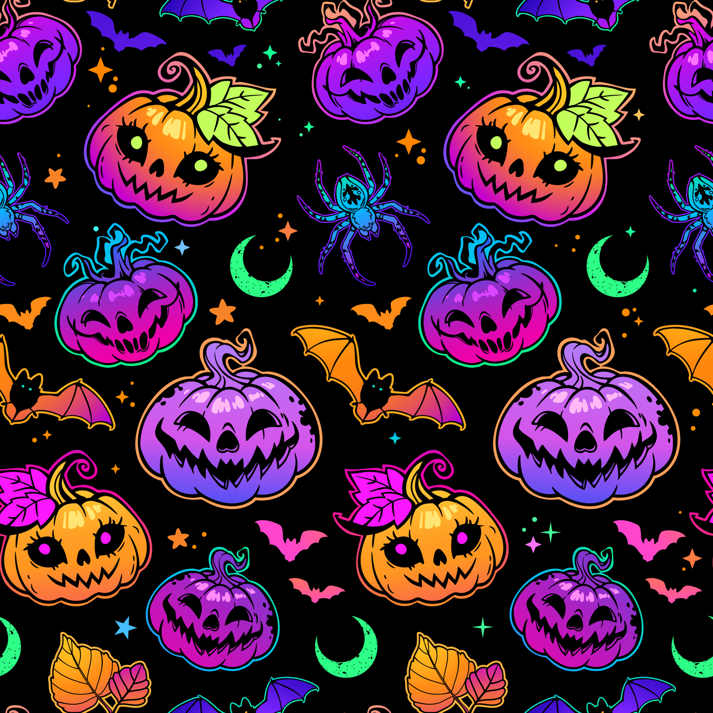 Self Adhesive Pattern Vinyl - Halloween 1