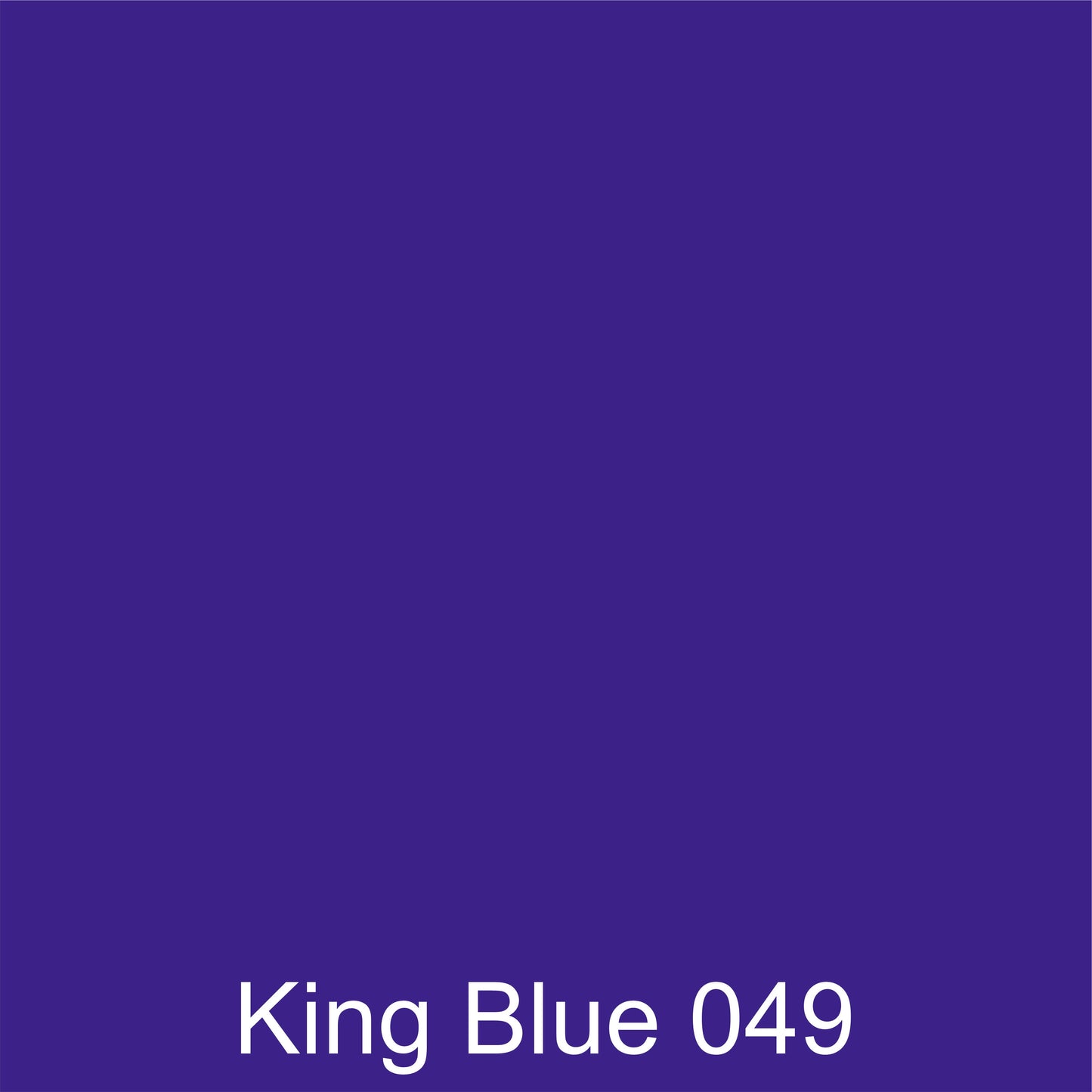 Oracal 651 Gloss :- King Blue - 049 - 300mm x 10 Metres