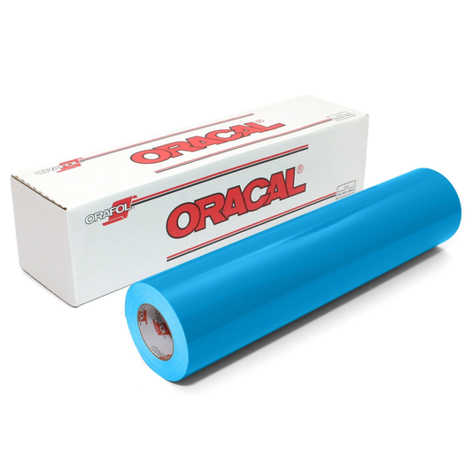 Oracal 651 Gloss :- Light Blue - 053 - 300mm x 10 Metres