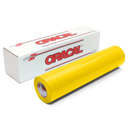 Oracal 651 Gloss :- Light Yellow - 022 - 300mm x 10 Metres