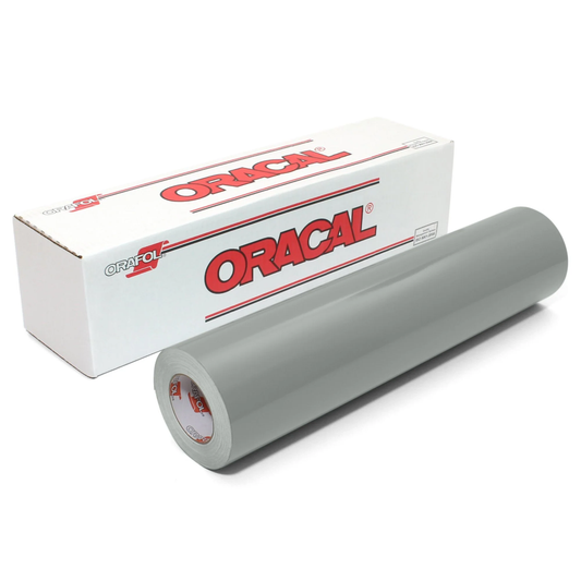 Oracal 651 Gloss :- Middle Grey - 074 - 300mm x 10 Metres