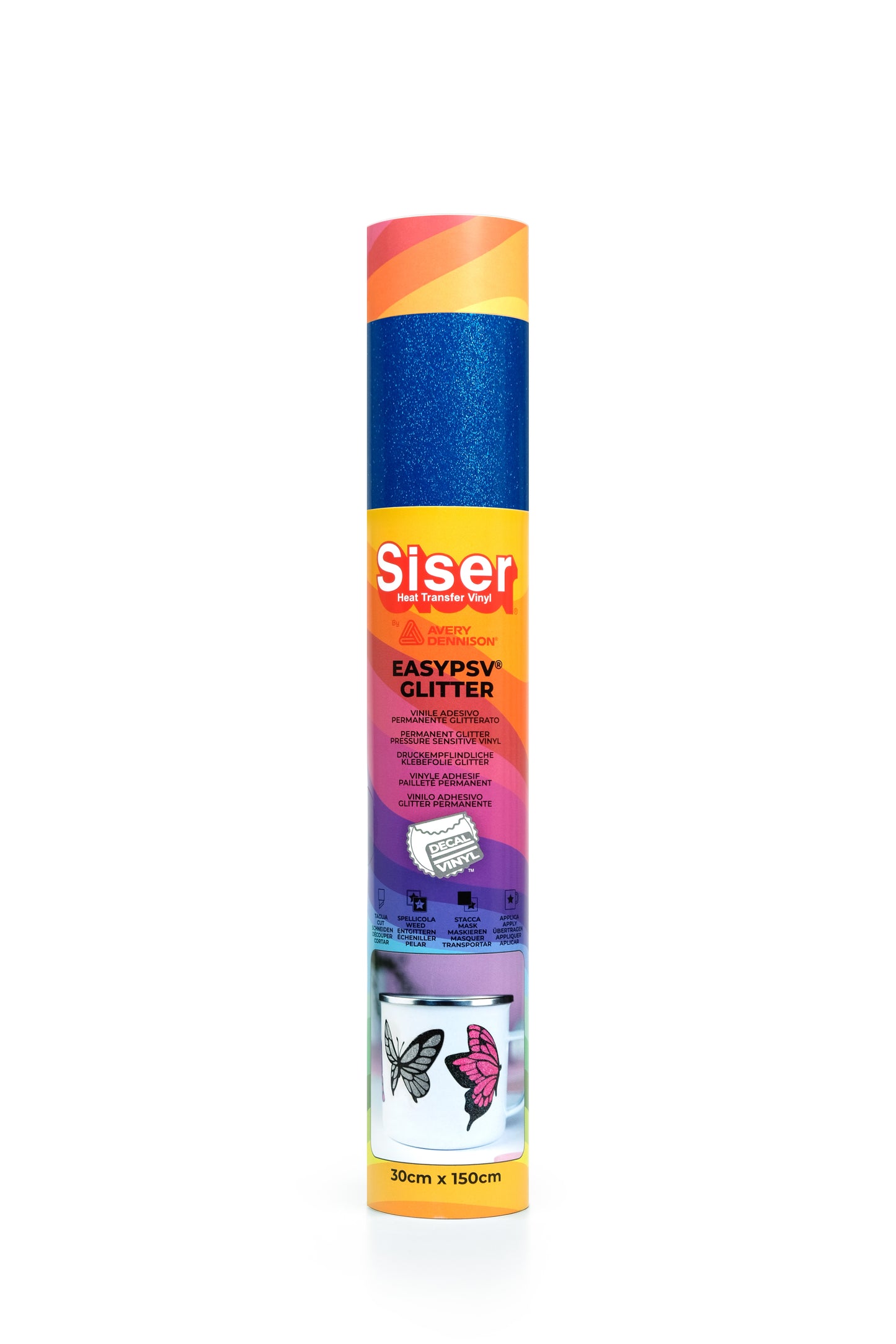 Siser EasyPSV Glitter - Lapis Blue - 1.5m x 300mm