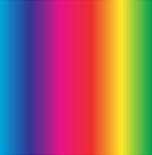 Self Adhesive Pattern Vinyl - Rainbow 2