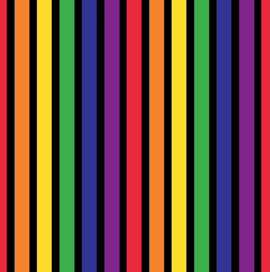 Self Adhesive Pattern Vinyl - Rainbow 3