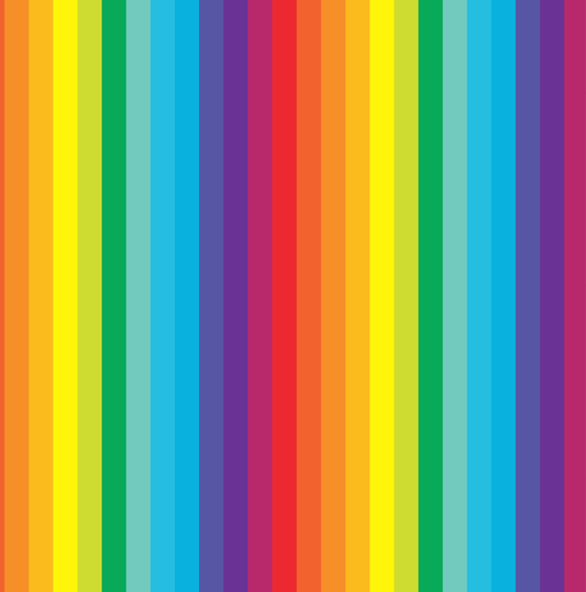 Self Adhesive Pattern Vinyl - Rainbow 4