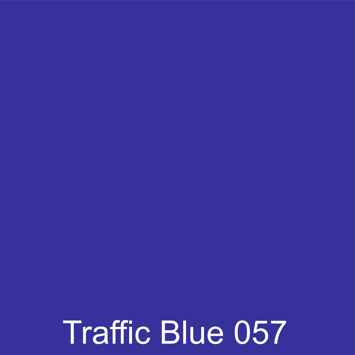 Oracal 651 Matt :- Traffic Blue - 057 - 300mm x 10 Metres