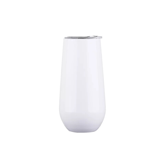 6oz Stemless Wine Glasses With Lid - Sublimation