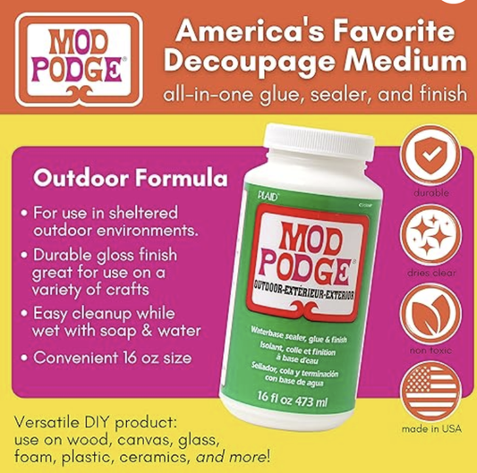 Mod Podge - 8oz / 236ml - Outdoor