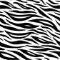HTV Pattern  Vinyl - Zebra Black and White