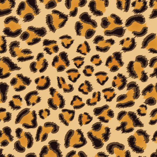 HTV Pattern Vinyl - Leopard Brown