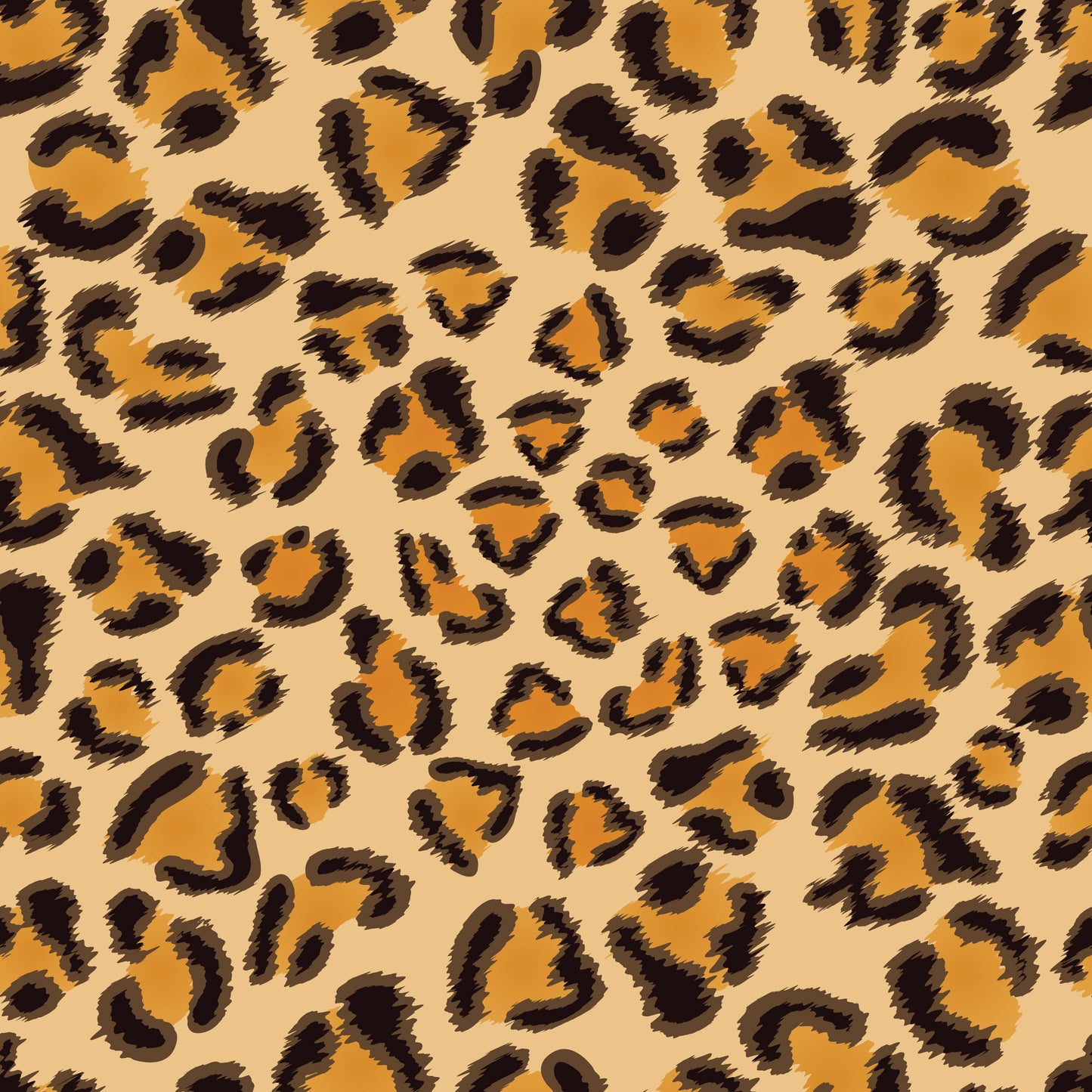 Self Adhesive Pattern Vinyl - Leopard Brown