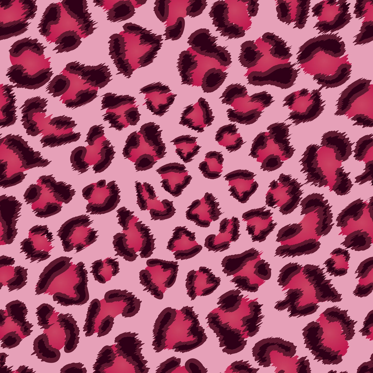 Self Adhesive Pattern Vinyl - Leopard Pink
