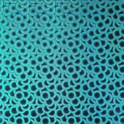 SELF ADHESIVE SPECIAL OFFER - Holographic Bubbles :- Aqua - Mini Roll 30cm x 50cm