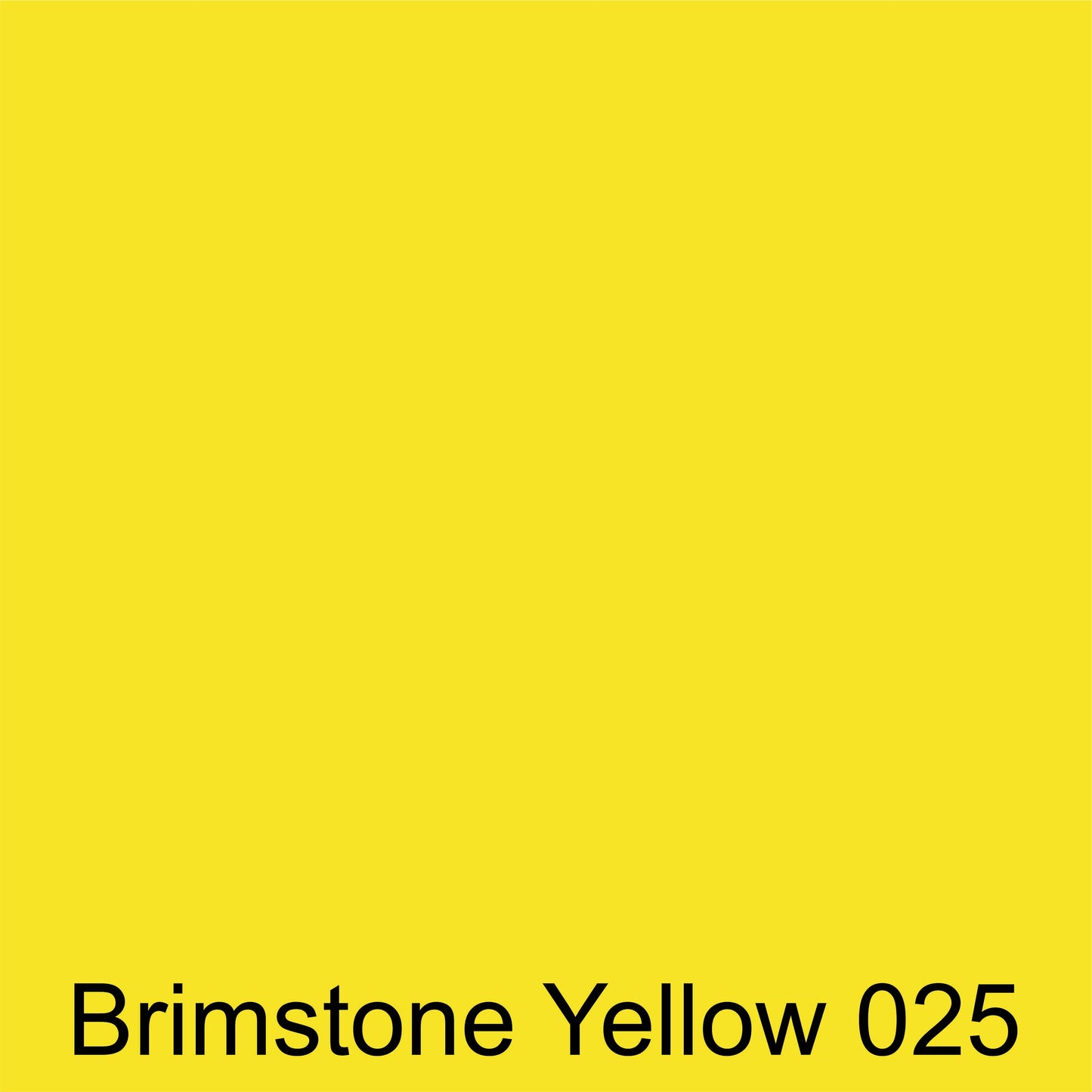Oracal 651 Matt :- Brimstone Yellow - 025