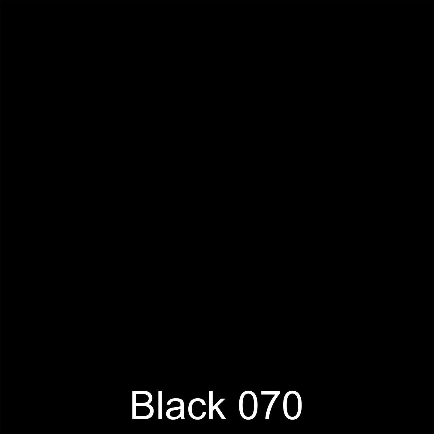 Oracal 651 Gloss :- Black - 070