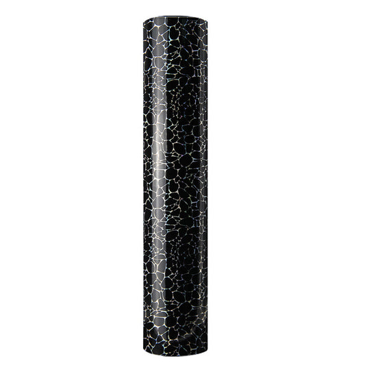 Holographic Cobblestone :- Black - Mini Roll