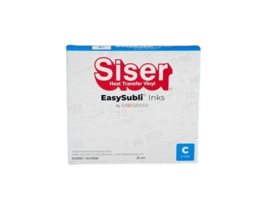 Sawgrass SG500/SG1000 - Cyan (31ml) - Siser EasySubli Ink Cartridge