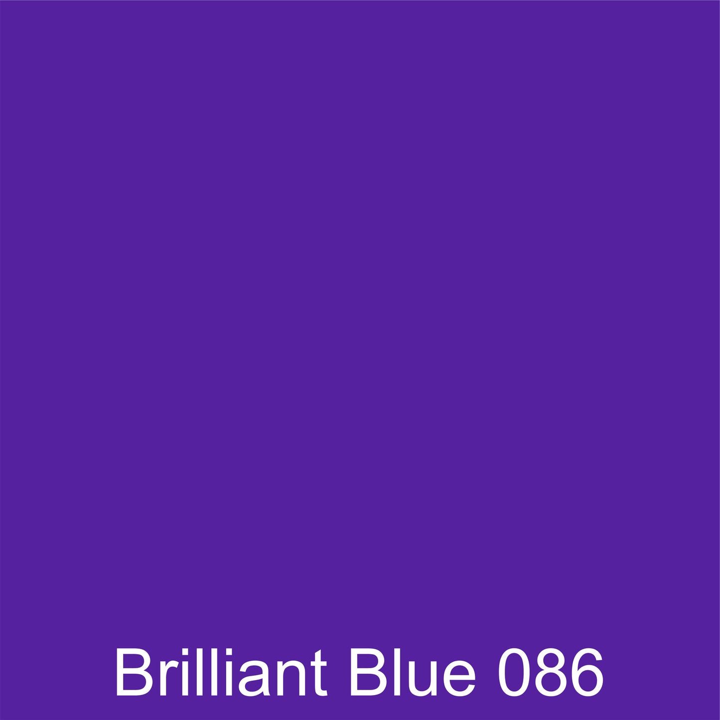 Oracal 651 Gloss :- Brilliant Blue - 086