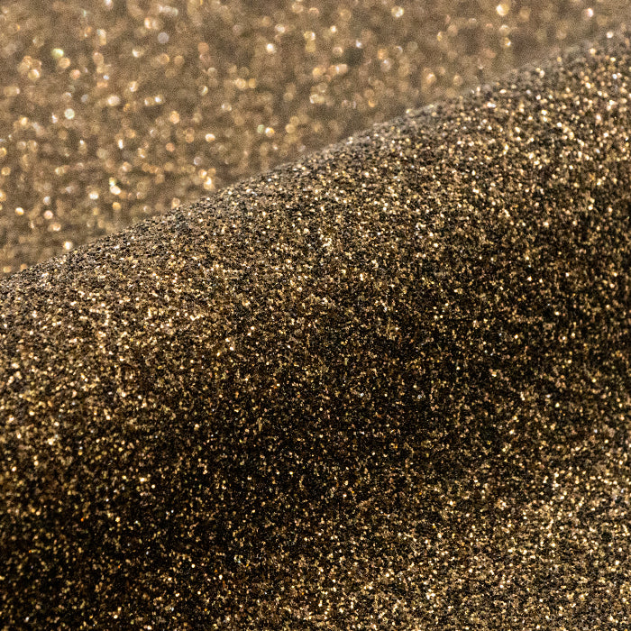 Siser Glitter  :- Black / Gold (G0076)